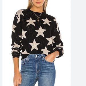 Revolve superdown Rosabel Crew Neck Sweater in Black Multi